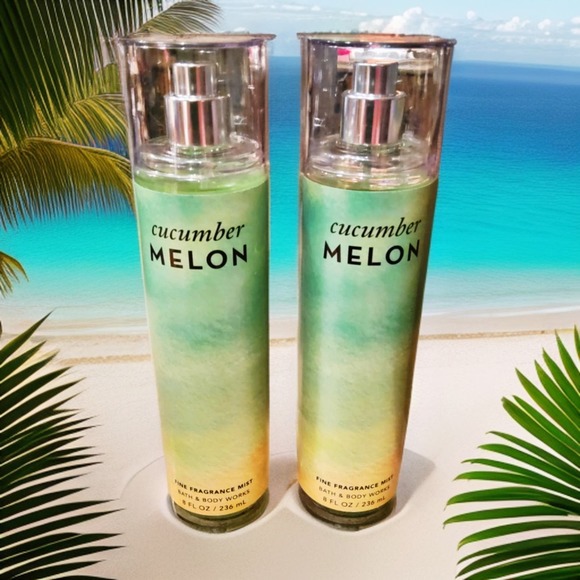 💚 CUCUMBER MELON BODY FRAGRANCE 2-PIECE SET by Bath and Body Works - Picture 1 of 1